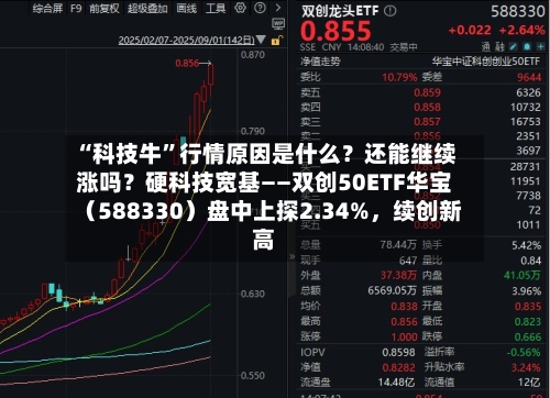 “科技牛	”行情原因是什么？还能继续涨吗？硬科技宽基——双创50ETF华宝（588330）盘中上探2.34%，续创新高-第3张图片