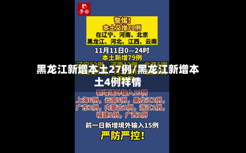 黑龙江新增本土27例/黑龙江新增本土4例祥情