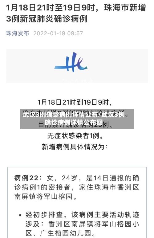 武汉3例确诊病例详情公布/武汉3例确诊病例详情公布图
