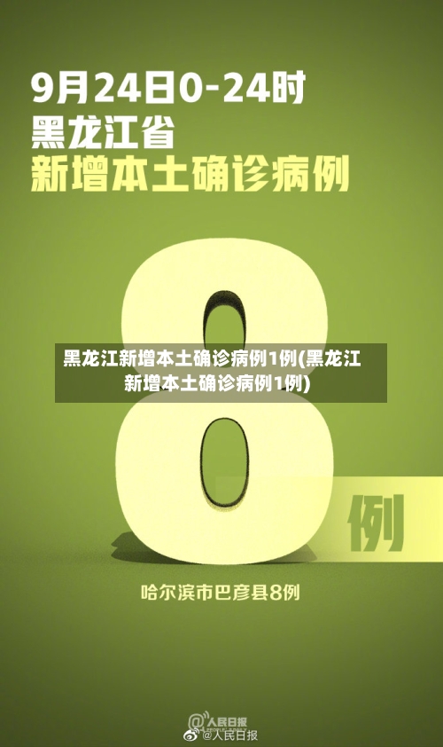 黑龙江新增本土确诊病例1例(黑龙江新增本土确诊病例1例)