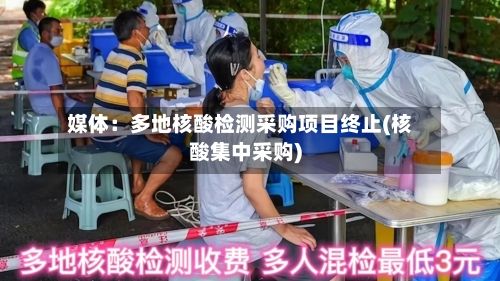 媒体：多地核酸检测采购项目终止(核酸集中采购)-第3张图片