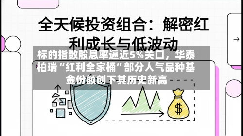 标的指数股息率逼近5%关口，华泰柏瑞“红利全家桶”部分人气品种基金份额创下其历史新高