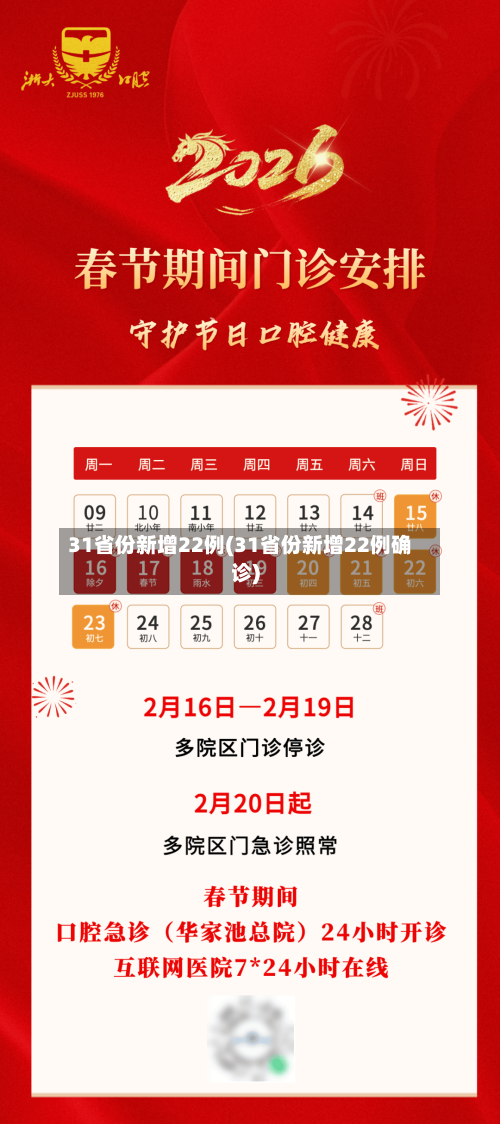 31省份新增22例(31省份新增22例确诊)