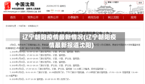 辽宁朝阳疫情最新情况(辽宁朝阳疫情最新报道沈阳)-第3张图片