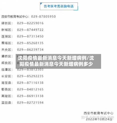 沈阳疫情最新消息今天新增病例/沈阳疫情最新消息今天新增病例多少-第3张图片