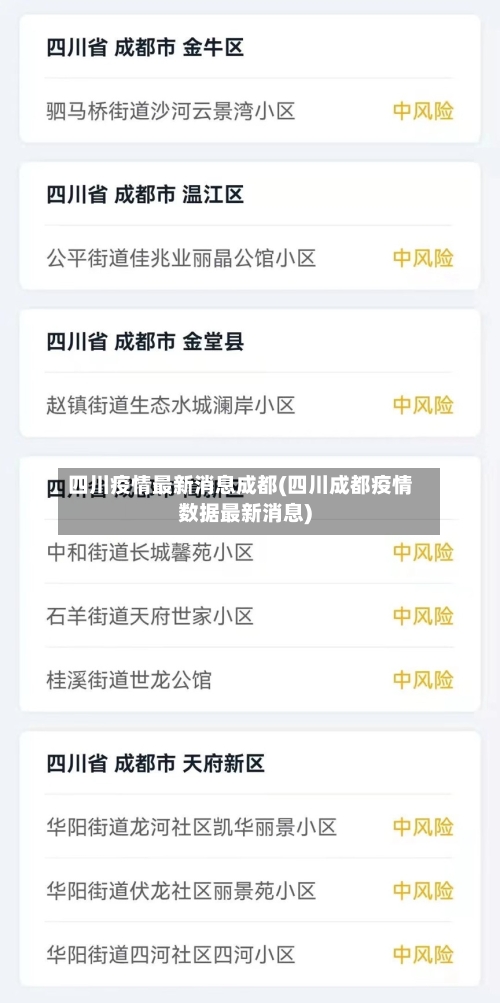 四川疫情最新消息成都(四川成都疫情数据最新消息)-第2张图片