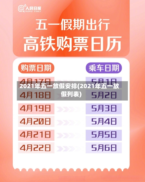 2021年五一放假安排(2021年五一放假列表)-第3张图片