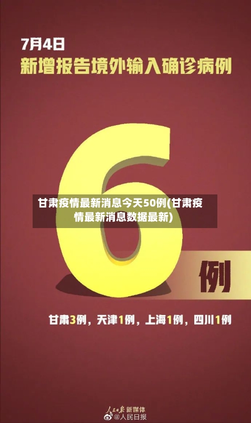 甘肃疫情最新消息今天50例(甘肃疫情最新消息数据最新)-第2张图片