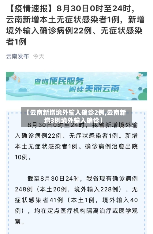 【云南新增境外输入确诊2例,云南新增3例境外输入确诊】-第2张图片