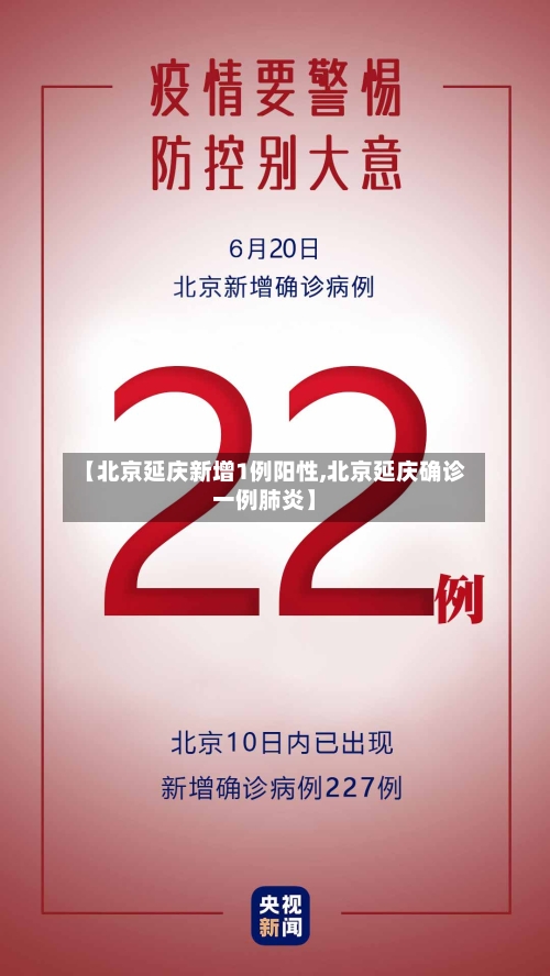 【北京延庆新增1例阳性,北京延庆确诊一例肺炎】-第3张图片