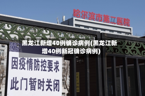 黑龙江新增40例确诊病例(黑龙江新增40例新冠确诊病例)-第2张图片