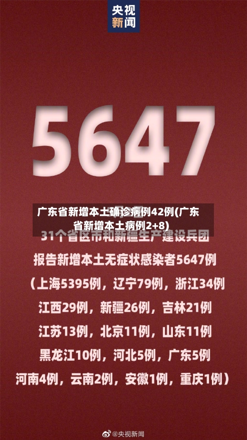 广东省新增本土确诊病例42例(广东省新增本土病例2+8)