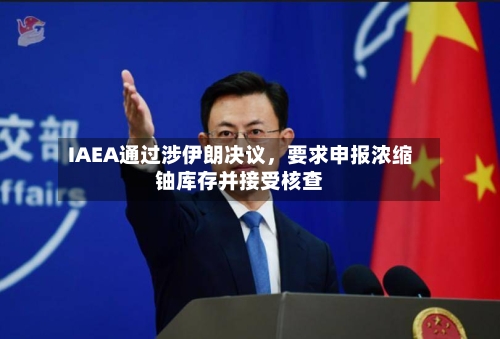 IAEA通过涉伊朗决议，要求申报浓缩铀库存并接受核查-第3张图片