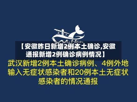 【安徽昨日新增2例本土确诊,安徽通报新增2例确诊病例情况】-第2张图片
