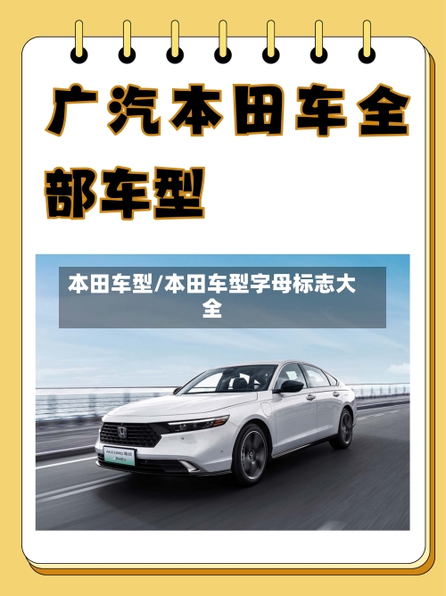 本田车型/本田车型字母标志大全