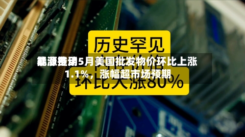 能源费用暴涨推动5月美国批发物价环比上涨1.1%，涨幅超市场预期-第3张图片
